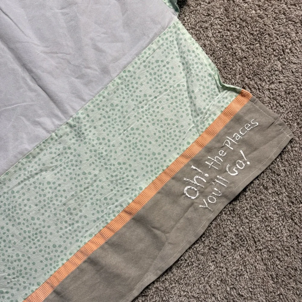 Oh the Places You’ll Go Dr. Seuss baby crib blanket + crib skirt